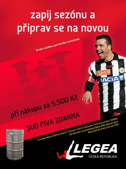 LEGEA - akce Sud zdarma