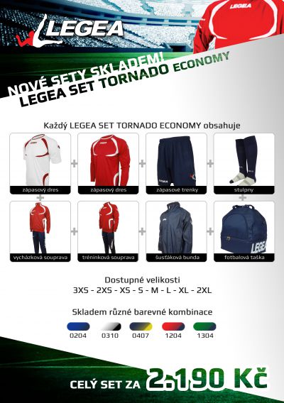 LEGEA set Tornado Economy