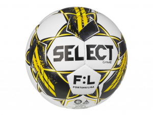 10x Fotbalový míč Select FB Game CZ Fortuna Liga 2022/23 bílo žlutá vel. 4