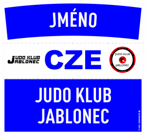 BACKNUMBER JUDO JABLONEC